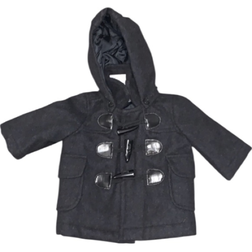 •Koala Baby Wool Blend Pea Coat - Size NB•